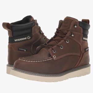 Wolverine NWT Men's Leather Waterproof Steel Toe Boots - 9.5